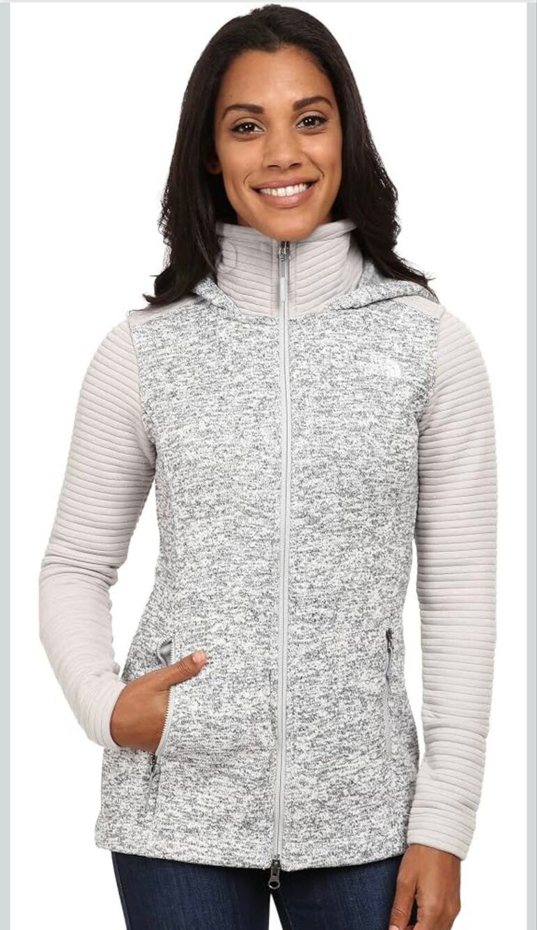 The North Face Women's Indi Insulated Hoodie High Rise Grey Htr/High Rise S